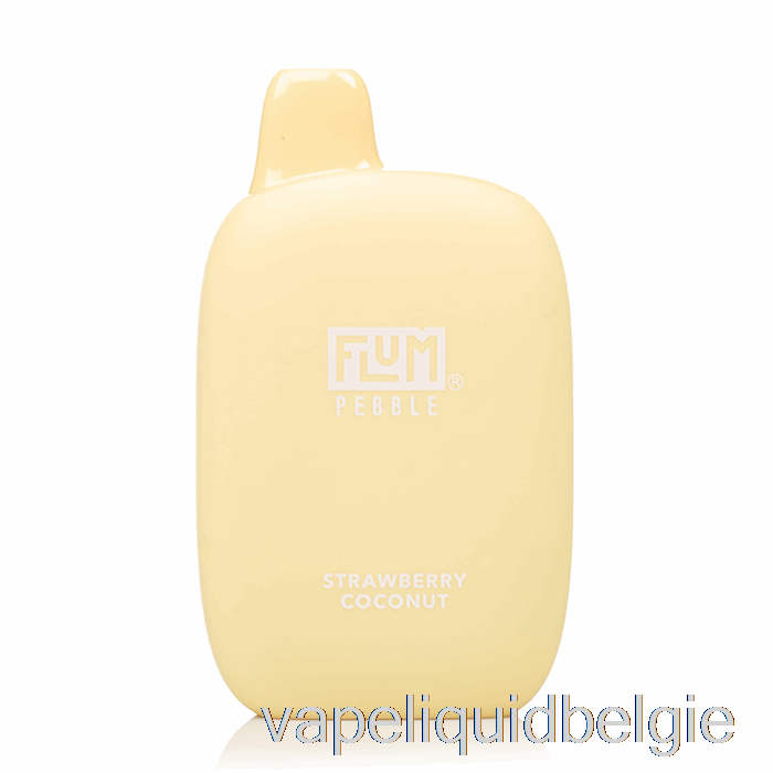 Vape-vloeistof Flum Pebble 6000 Wegwerp Aardbei-kokosnoot